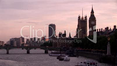 London City showing Big Ben