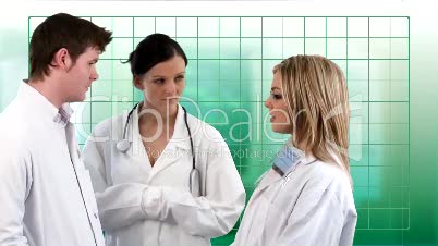 Team of Doctors working Together