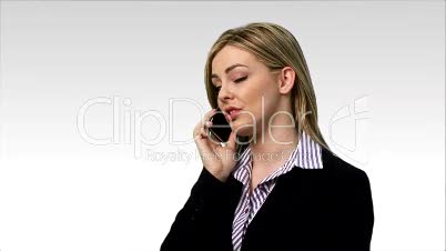 Frau beim Telefonieren