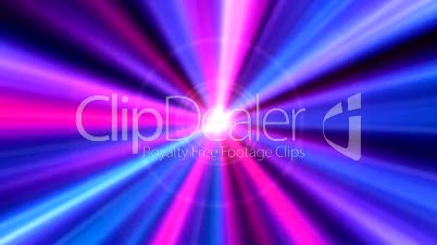 Looping Abstract Background With Blue and Purple Rays