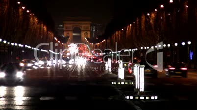 Champs-Élysées, Paris.