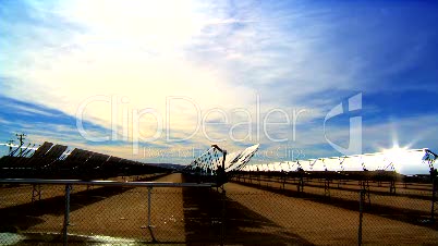 Solaranlage in der Wüste