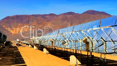 Solaranlage in der Wüste
