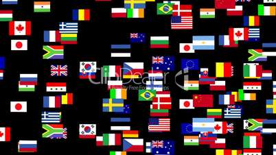 Flags of the world animated 4