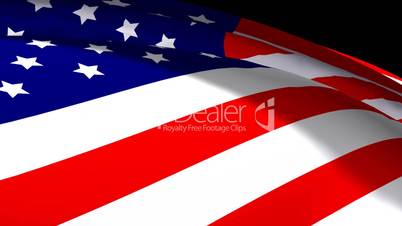 3D Rendered Flag of the United States