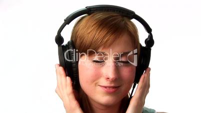 Woman listening to Music
