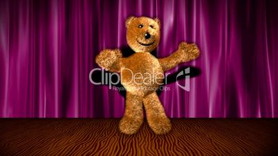 Dancing Bear on Stage HD1080 Loopable