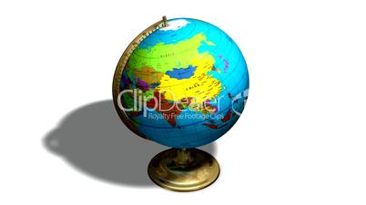 World Globe Spinning HD1080 Loopable