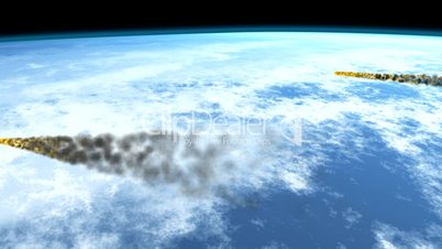 Meteor Over Earth HD1080