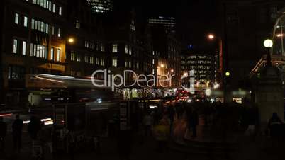 Liverpool Street at night