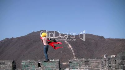 Kite on Great Wall