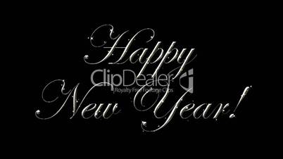 Happy New Year with Alpha Channel HD1080