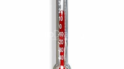 Thermometer on White HD1080