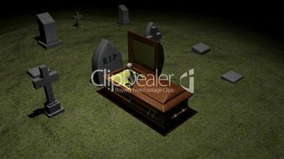 Casket Lowering into Grave HD1080