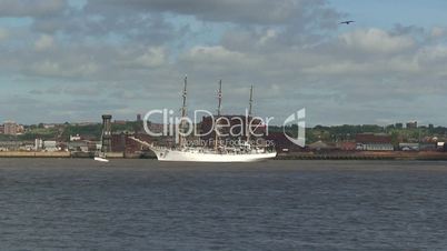Tall ships sail up the River Mersey 2