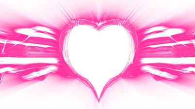 loopable valentine's day energy heart abstract