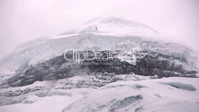 Glacier on Cotopaxi Volcano