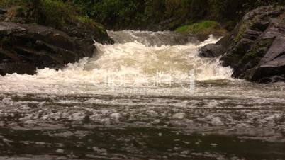 River in the Ecuadorian Andes after heavy rain