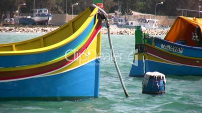 Traditionelles Fischer Boot auf Malta