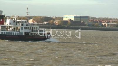 ferry on river mersey