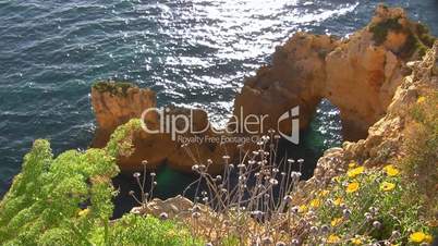 Felsengebilde im Meer - Küste der Algarve