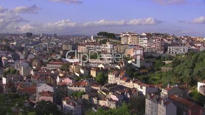 Stadtkulisse von oben - Lissabon