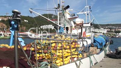 Fishing boat in the port