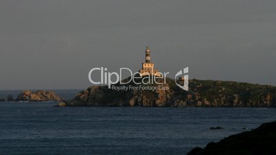 Lighthouse in Sardinia, Time lapse.