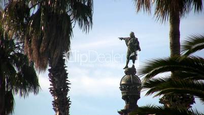 Columbus monument in Barcelona