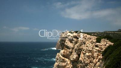 High rock coast in Sardinia