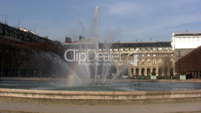Fountain at Palais Royal, Paris.