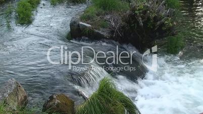 Small Waterfall in river
