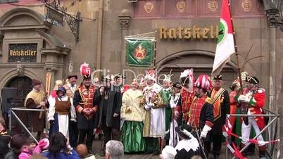 Fasching, Rathaussturm 2009, Würzburg