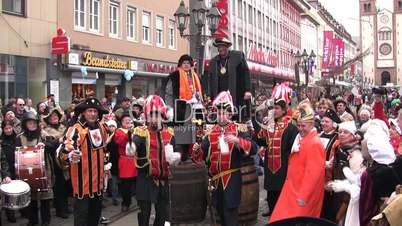 Fasching, Rathaussturm 2009, Würzburg