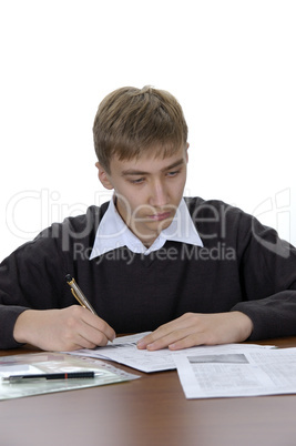 student does homework