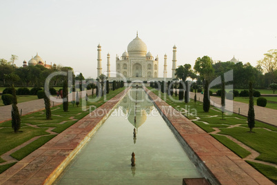 Facade of a monument, Taj Mahal, Agra