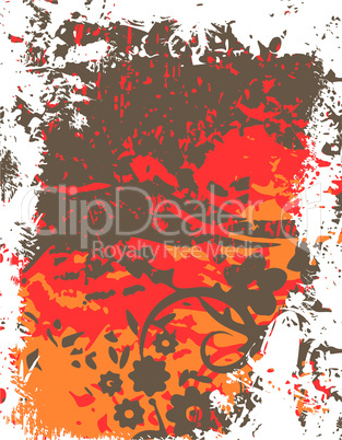 abstract vector grunge background