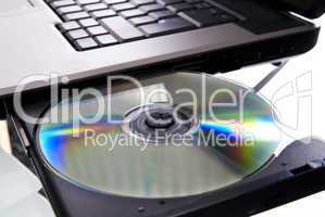Laptop und CD