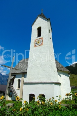 Kirche in den südtiroler Bergen