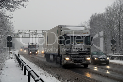 LKW im Winter