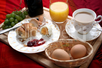 Frühstück im Bett