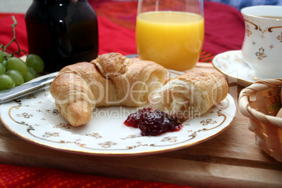 Frühstücken im Bett