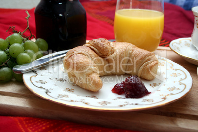 Frühstücken im Bett