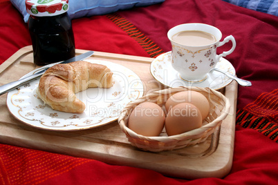 Frühstücken im Bett