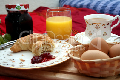 Frühstück im Bett