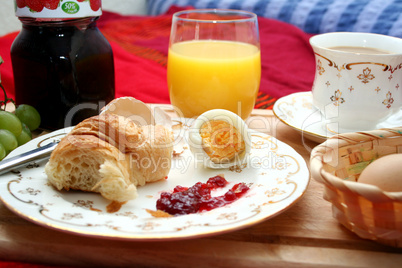 Frühstücken im Bett