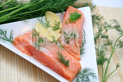 frischer lachs