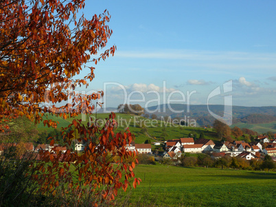 Dorf im Odenwald
