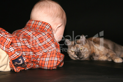 Baby & Katze