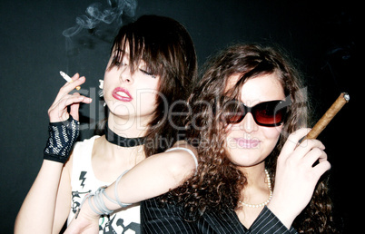 Rauchende Frauen